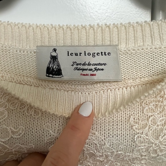 Leur Logette ivory top - Picture 3 of 5